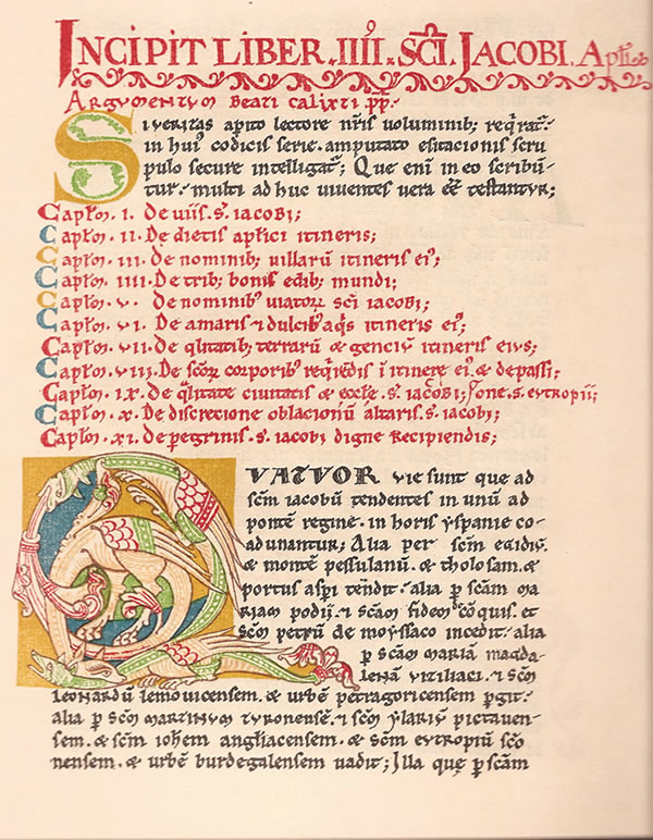 Códice medieval español (Códex Calixtinus)