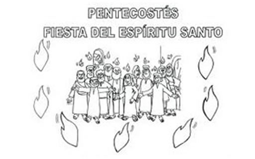Colorea Pentecostés