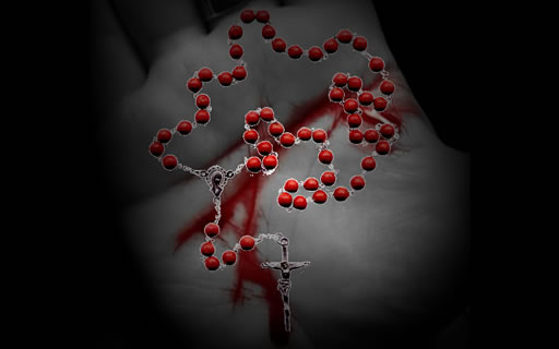 El rosario de un mártir
