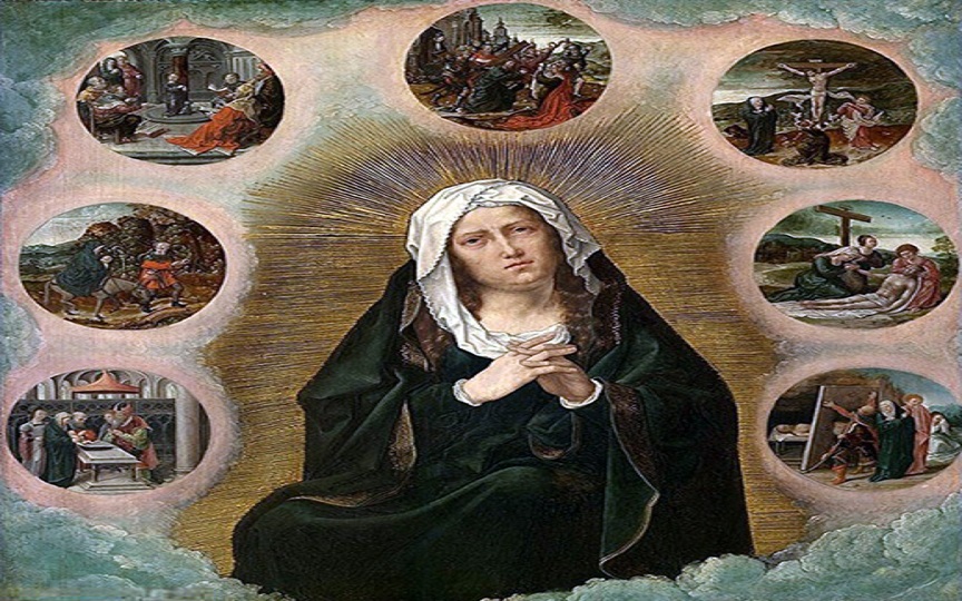 Reza los Siete Dolores de la Santísima Virgen