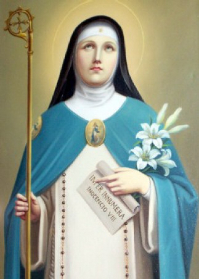 Santa Ángela de Foligno. esposa y madre