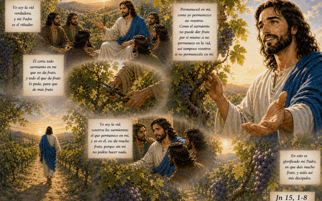 Evangelio del día: Yo soy la vid y mi Padre el viñador