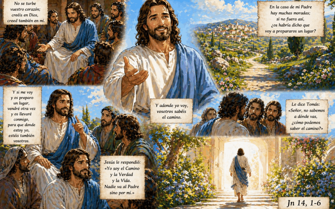 Evangelio del día: Jesús nos prepara una morada