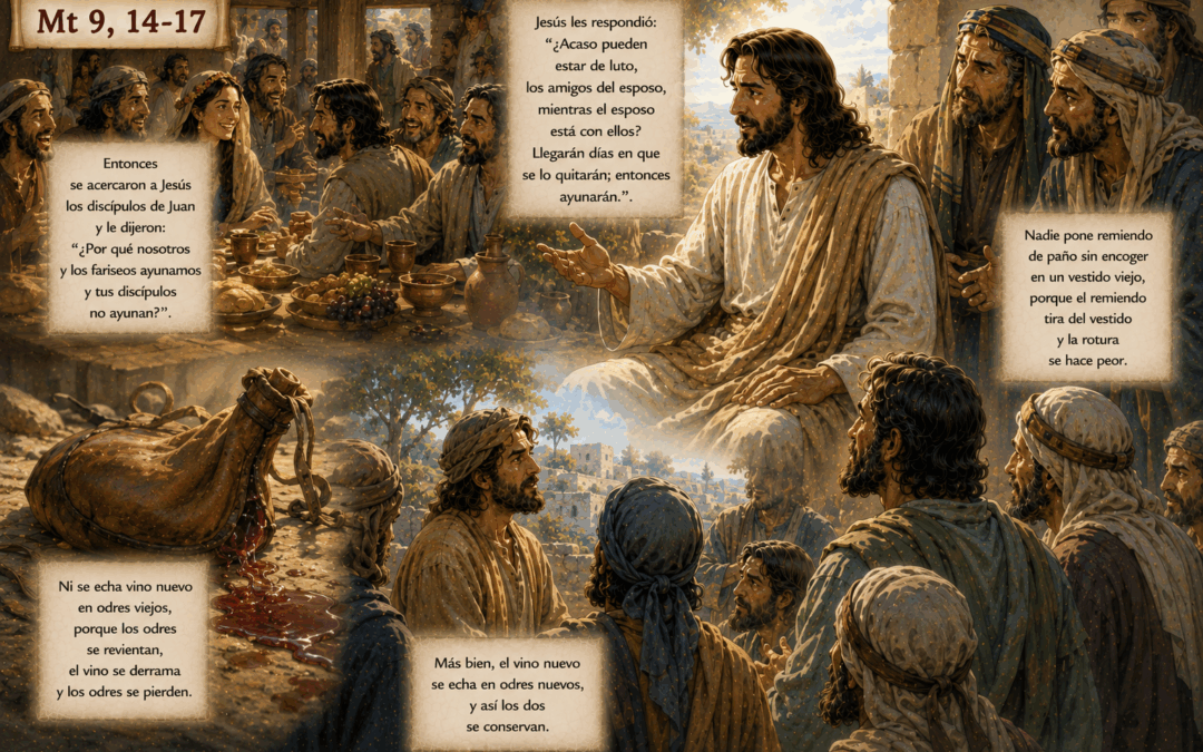 Evangelio del día: Vino nuevo en odres nuevos