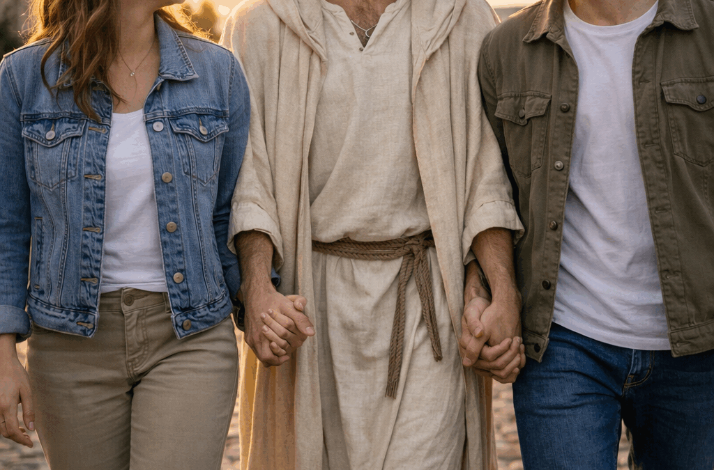 Unos novios cristianos viven la Semana Santa