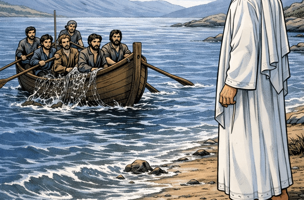 Catequesis: Jesús está en la orilla