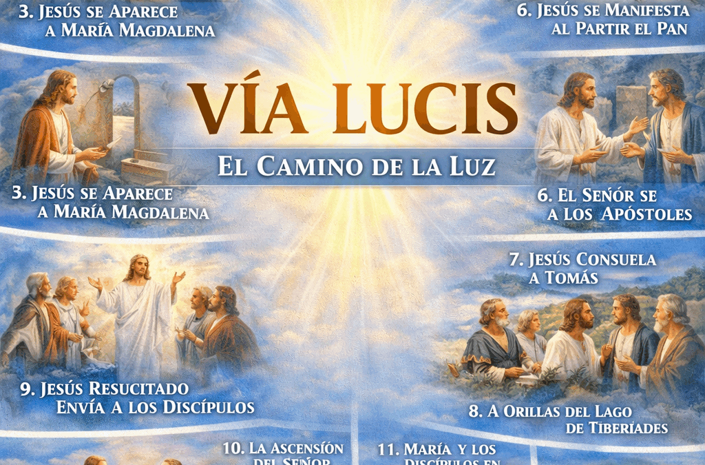 Vía lucis, el camino de la Luz, para la familia