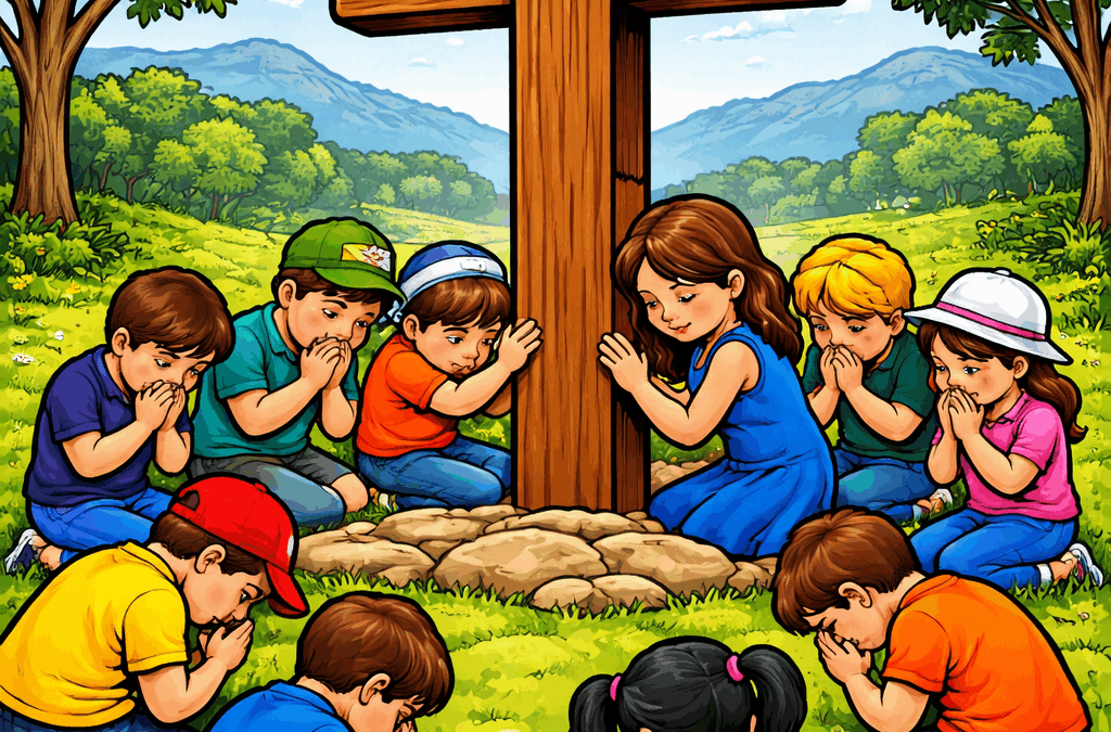 Catequesis de Primera comunión sobre la Adoración de la Cruz
