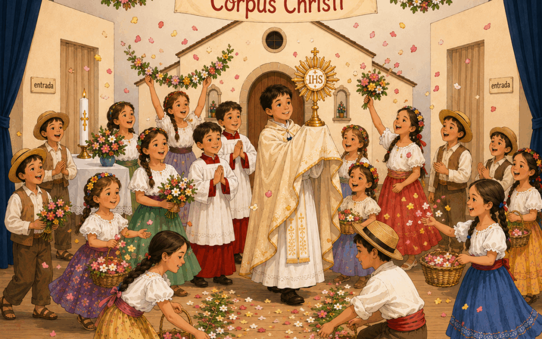 Teatro para niños: El día que Jesús pasó por la plaza