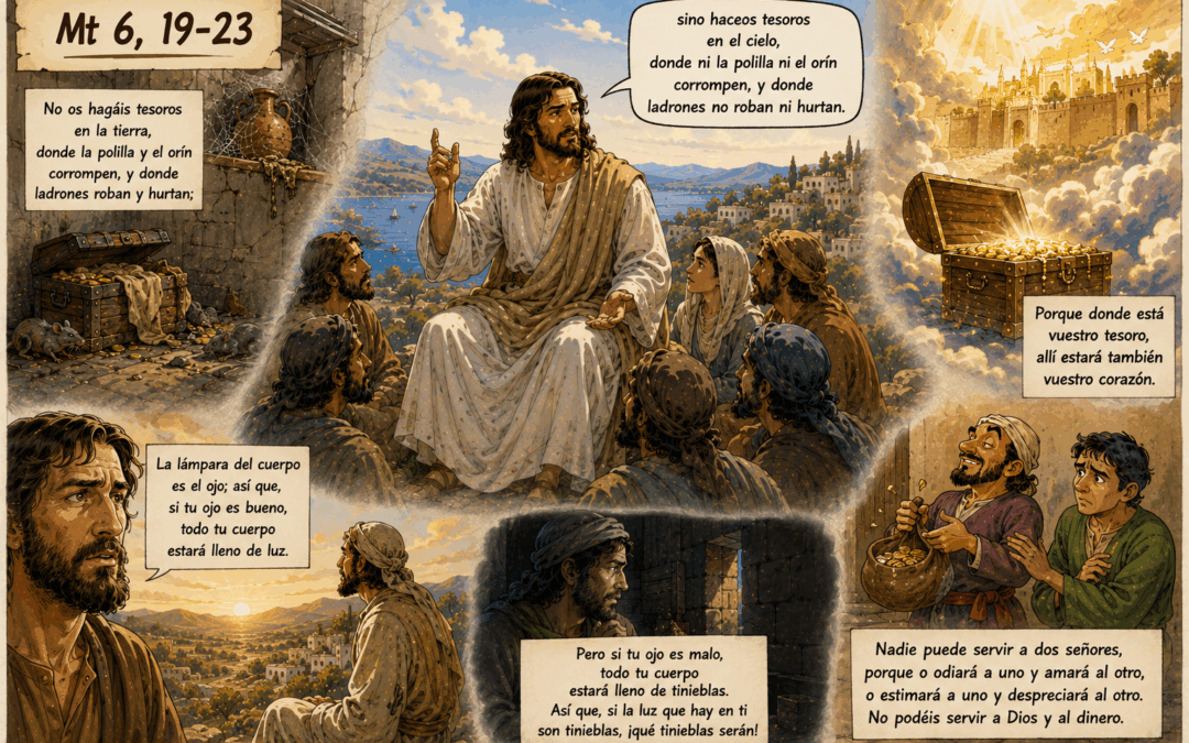 Evangelio del día: Acumulad riquezas… pero en el cielo