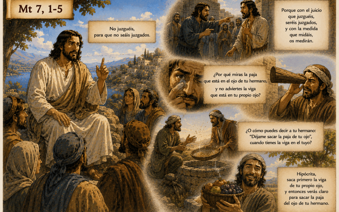 Evangelio del día: Así como juzguéis, seréis juzgados