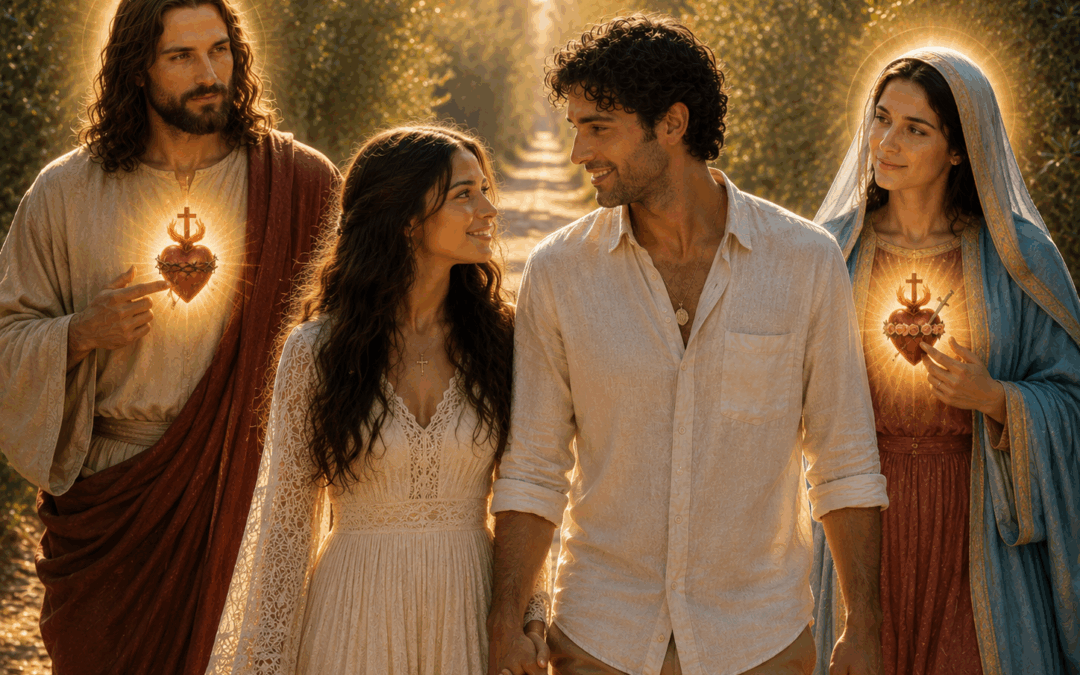 El Sagrado Corazón de Jesús y el Inmaculado Corazón de María en el noviazgo cristiano