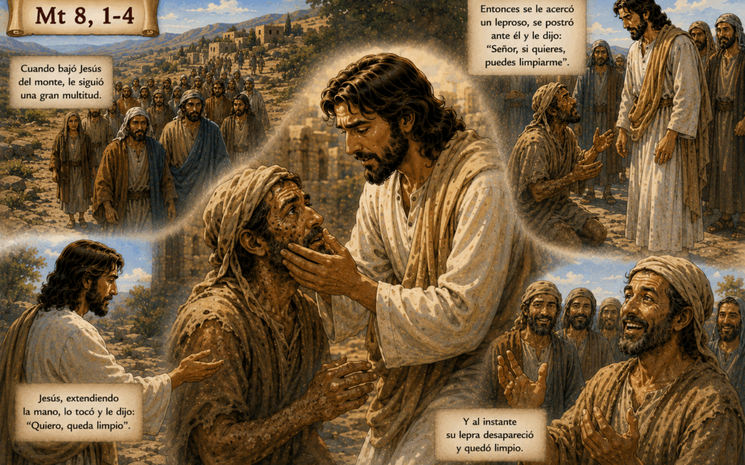 Evangelio del día: Curación de un leproso