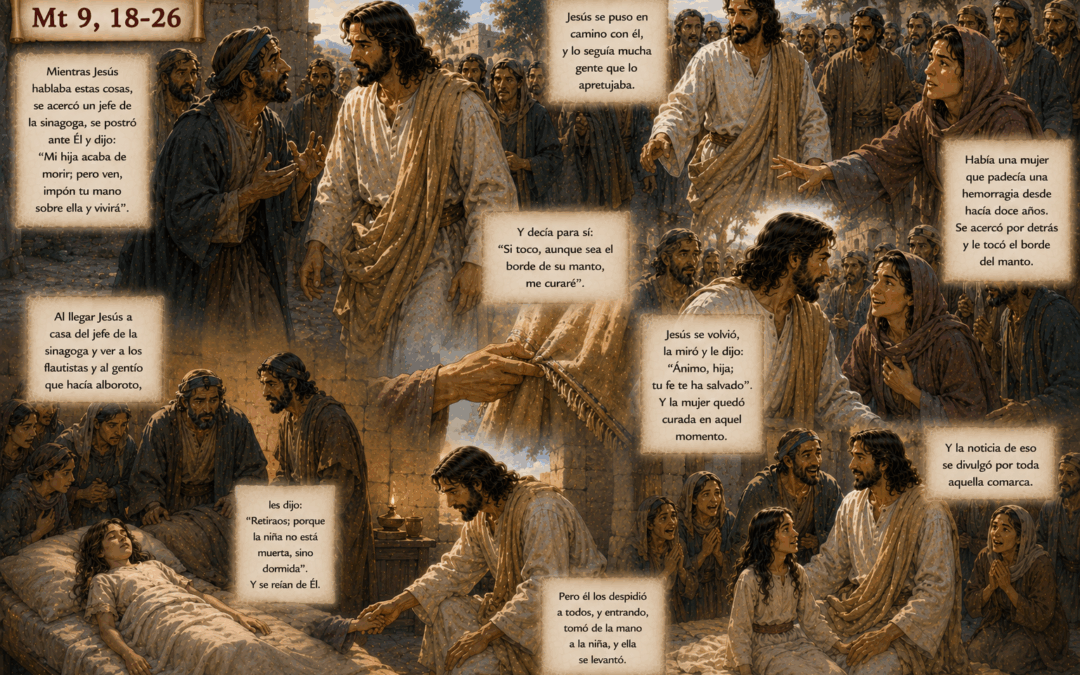 Evangelio del día: Jesús resucita a una muchacha