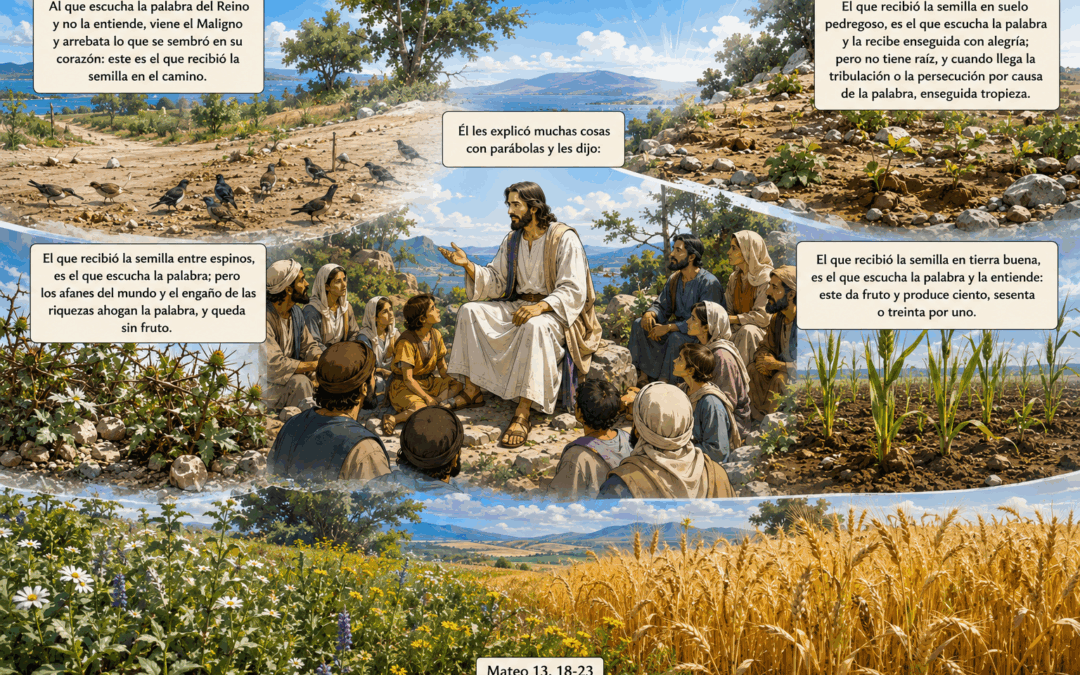 Evangelio del día: La semilla y la tierra del corazón