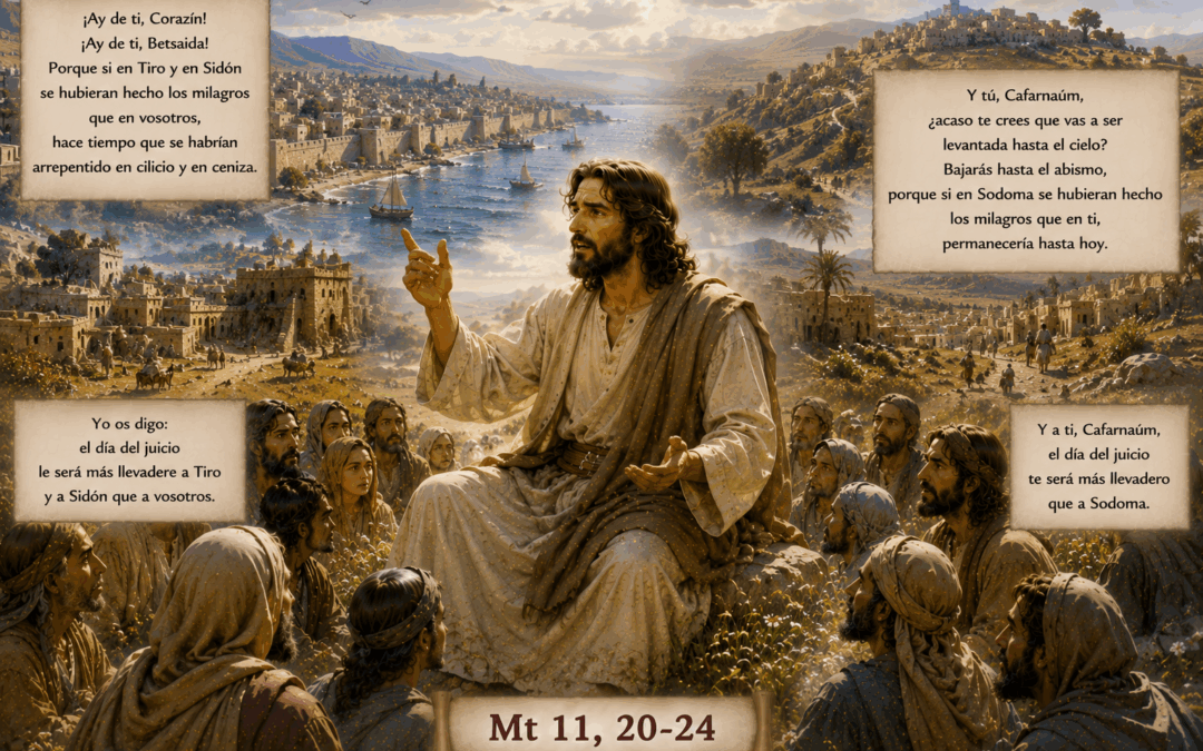 Evangelio del día: Amenaza a las ciudades infieles
