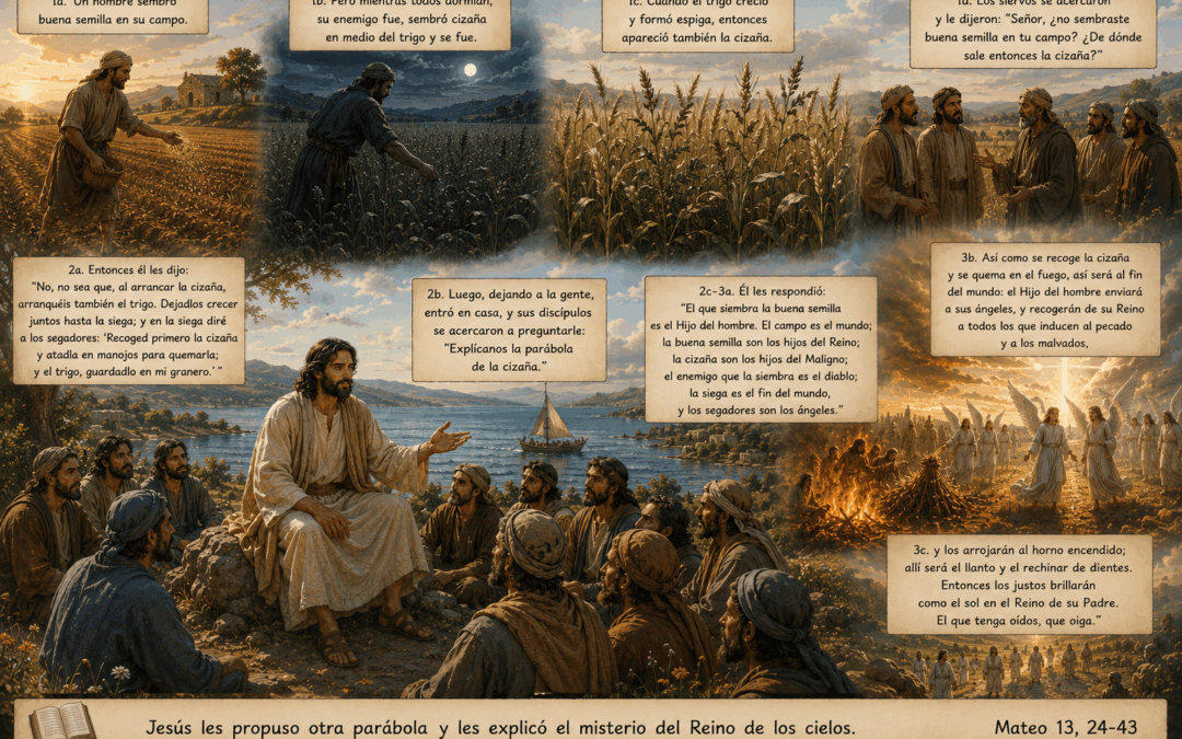 Evangelio del día: Parábola de la cizaña en el campo