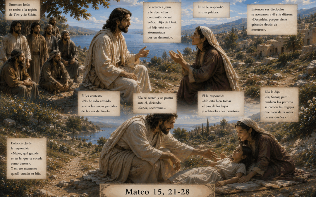 Evangelio del día: Mujer, ¿de dónde viene tu fe?