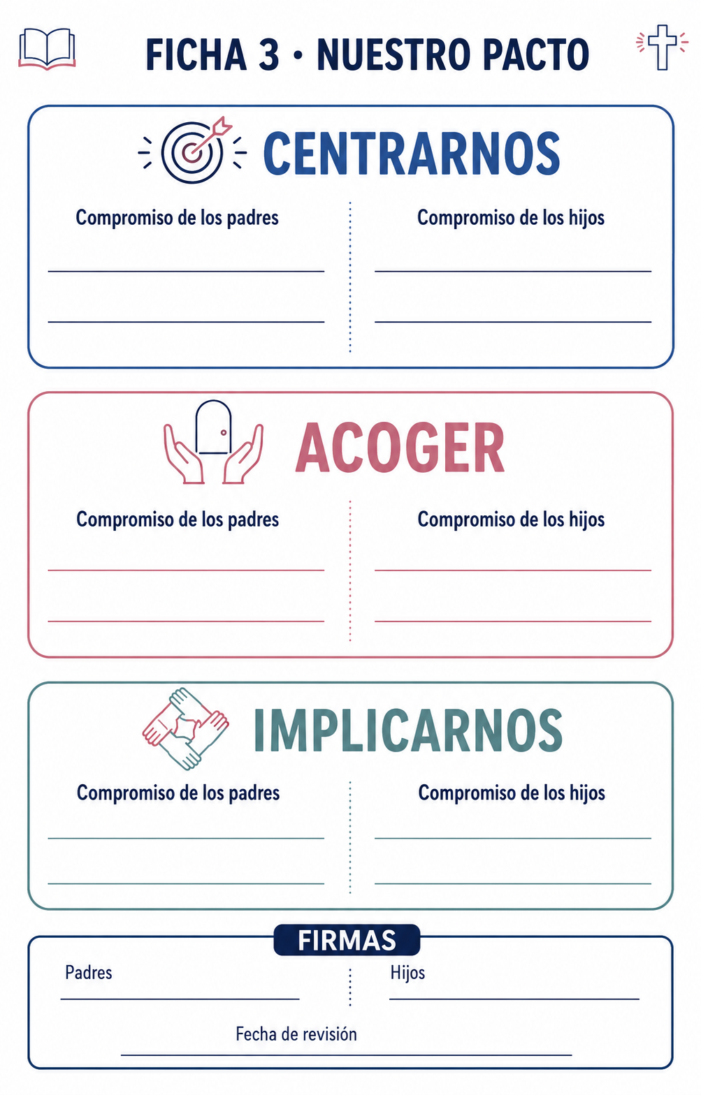 Ficha Nuestro pacto educativo familiar