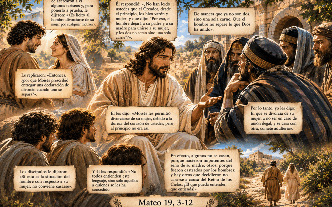 Evangelio del día: Lo que Dios ha unido, que no lo separe el hombre